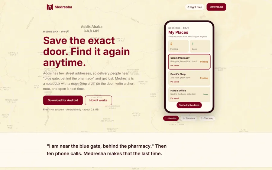 Medresha - light theme